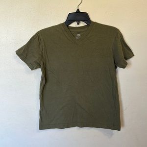Army green T-shirt